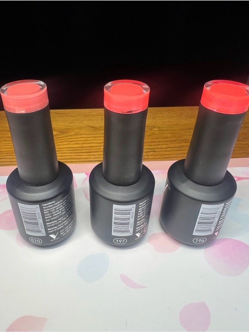 Gel Colour Nail Polish - Coral Pink - Picture 2 of 3